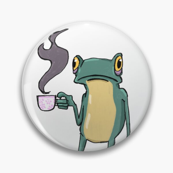 Item preview, Sad Frog with Tea designed and sold by Savvique.