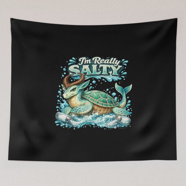 Item preview, Dragon Seaturtle - I'm Really Salty designed and sold by EMBERFLOWARTWORKS.