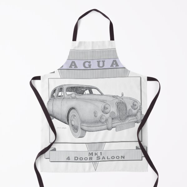 Item preview, Jaguar Mk1 4 Door Saloon Hand-drawn designed and sold by Classic Car Art Drawings.
