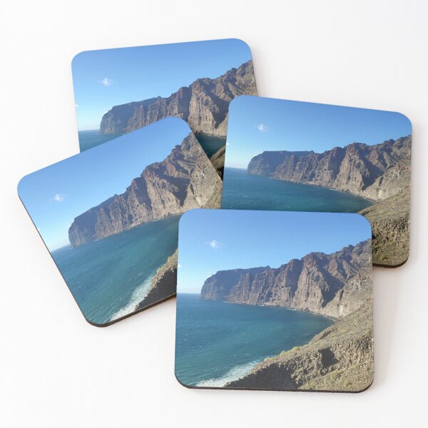 Item preview, Los Gigantes Cliffs Tenerife Dramatic Coastal Landscape designed and sold by HiddenPlaces.