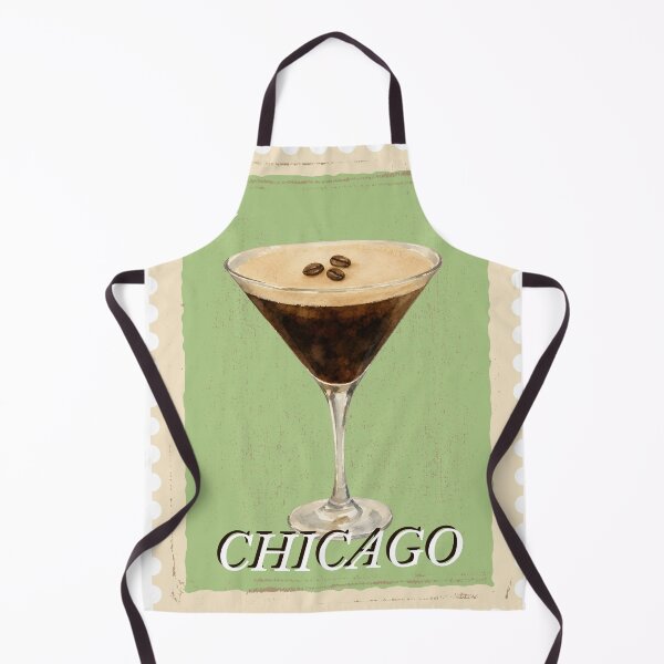Item preview, Chicago Espresso Martini Stamp designed and sold by stickywithnat.