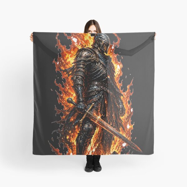 Item preview, Flaming Dark Fantasy Knight designed and sold by -DEEWOLF-.