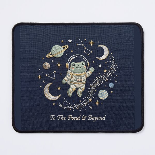 Item preview, To The Pond & Beyond Embroidered Frog Shirt designed and sold by DmaarGroup.