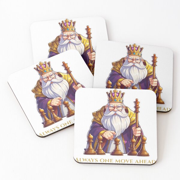 Item preview, Anime Chess King — Always One Move Ahead designed and sold by deepthinkanime.