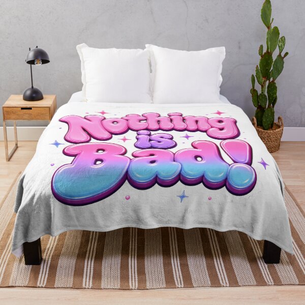 Item preview, Nothing Is Bad Cute Bubble Quote designed and sold by ByTiti.