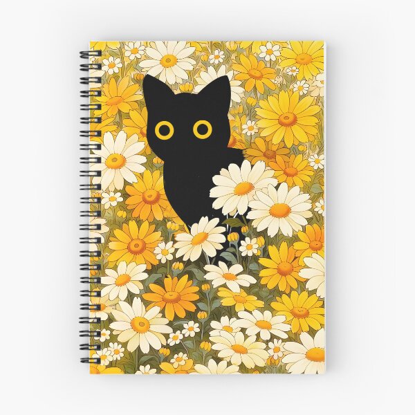 Item preview, cat with flowers  designed and sold by PurrfectHome.
