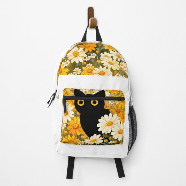 Item preview, cat with flowers  designed and sold by PurrfectHome.