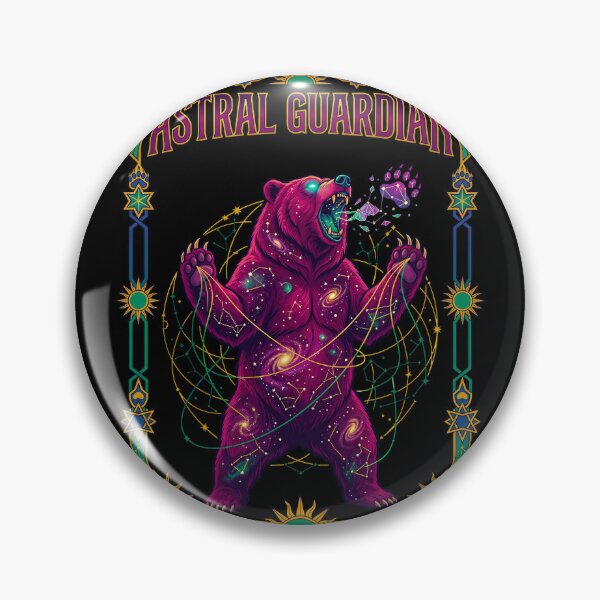 Item preview, Astral Guardian Cosmic Space Bear Spiritual Galaxy designed and sold by TeeARTHY.