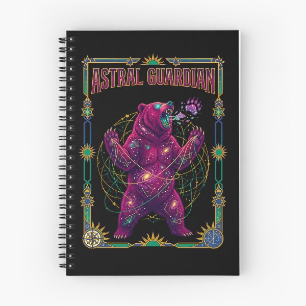 Item preview, Astral Guardian Cosmic Space Bear Spiritual Galaxy designed and sold by TeeARTHY.