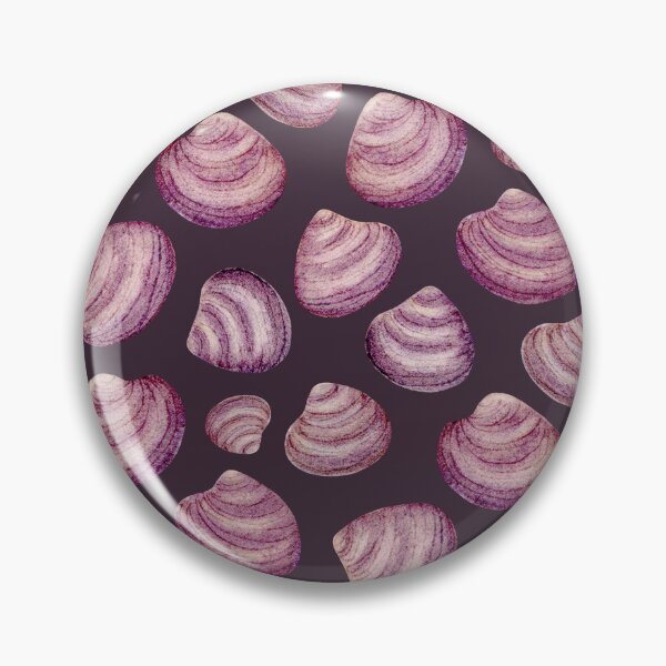 Item preview, Purple Seashells in Watercolor Pattern designed and sold by andrebalest.art.
