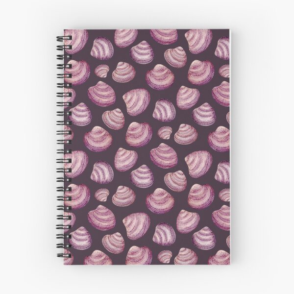 Item preview, Purple Seashells in Watercolor Pattern designed and sold by andrebalest.art.