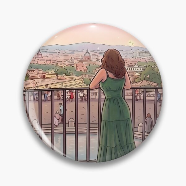 Item preview, Sunset View from Gianicolo Rome designed and sold by Megghy-Style.