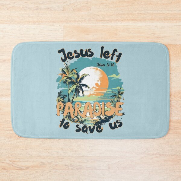 Item preview, Jesus Saves John 316  Love Tropical Paradise Summer Palm Tree  designed and sold by Forevermore.