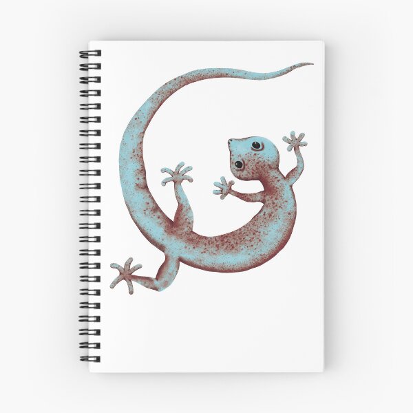 Item preview, Witchy Gecko Familiar Forest Spirit Art | Magical Nature Sticker designed and sold by More Prussian Blue.