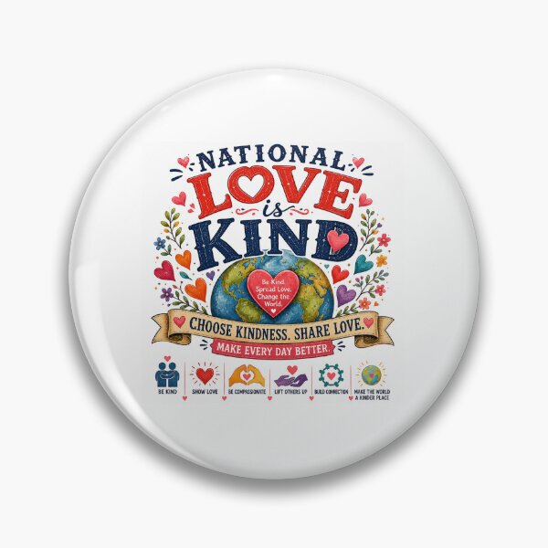 Item preview, National Love Is Kind Day designed and sold by LewpyG.