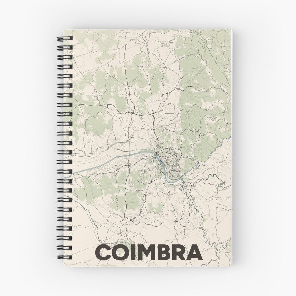 Item preview, Coimbra Map designed and sold by MapsNerd.