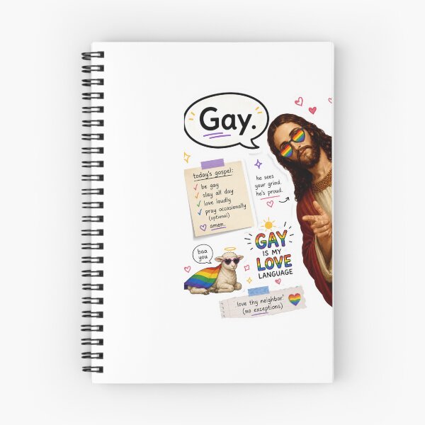 Item preview, Gay Jesus meme designed and sold by PatternFly.