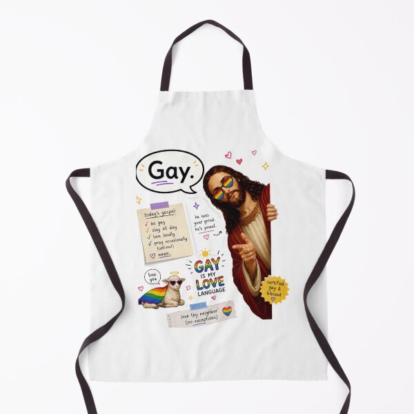 Item preview, Gay Jesus meme designed and sold by PatternFly.