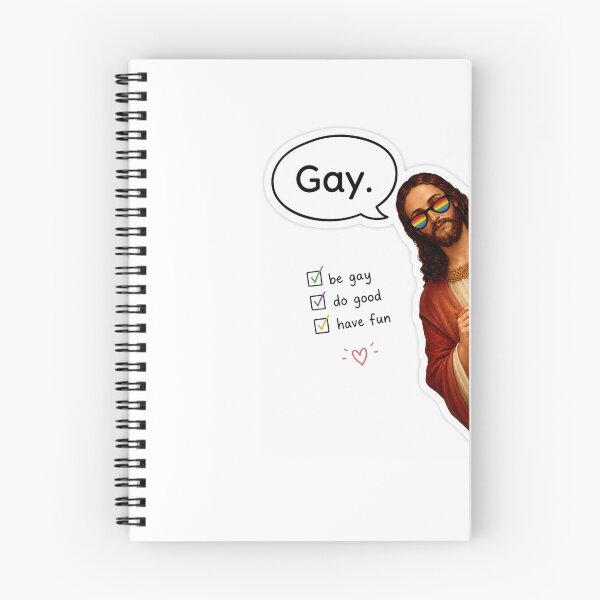 Item preview, Gay Jesus meme designed and sold by PatternFly.