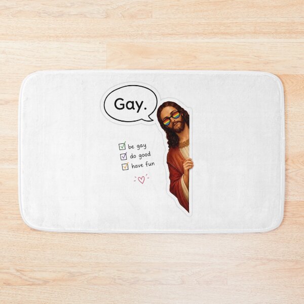 Item preview, Gay Jesus meme designed and sold by PatternFly.