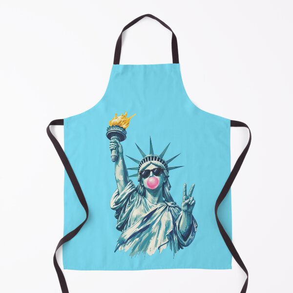Item preview, Statue Of Liberty Bubblegum Peace Sign Pop Art designed and sold by TeeARTHY.
