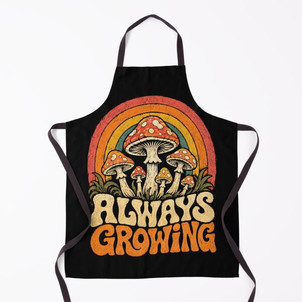 Item preview, Always Growing Retro Mushroom Hippie Rainbow designed and sold by Victor Shadehorn.