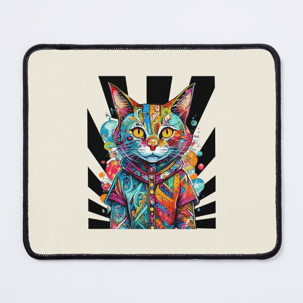 Item preview, Colorful Cat Portrait designed and sold by FanFest.