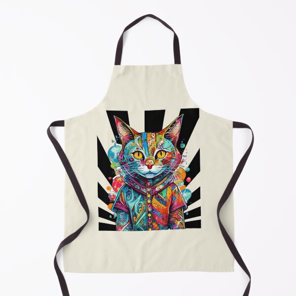 Item preview, Colorful Cat Portrait designed and sold by FanFest.