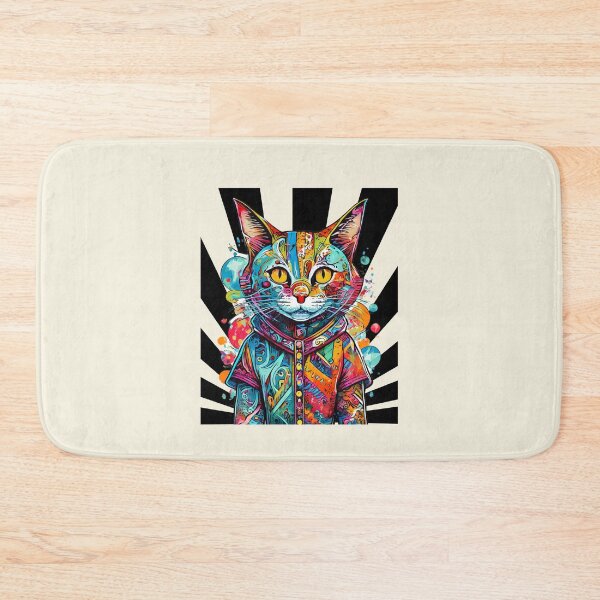 Item preview, Colorful Cat Portrait designed and sold by FanFest.