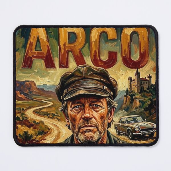 Item preview, Arco Retro Euro Crime Action Thriller Tribute Art Movie Poster designed and sold by Art's Diner.