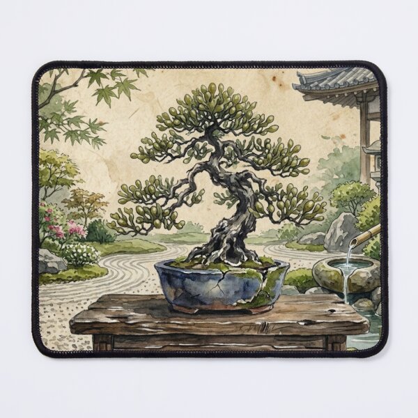 Item preview, Bonsai 盆栽 in Garden - Miniature Tree in Pot designed and sold by Purrfecta.