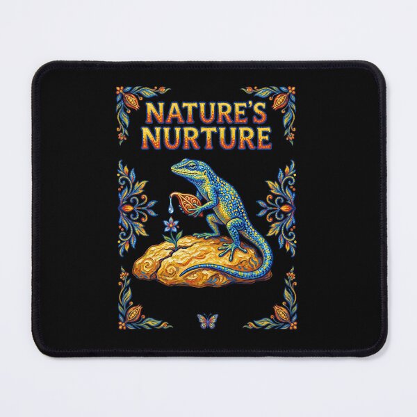 Item preview, Nature's Nurture Cute Lizard Gardening Botany designed and sold by TeeARTHY.