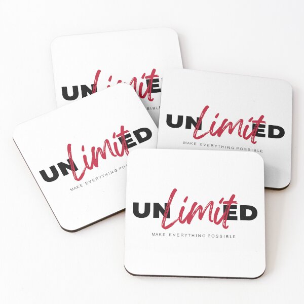 Item preview, Unlimited - Make Everything Possible Motivational Typography designed and sold by Creativenetic.