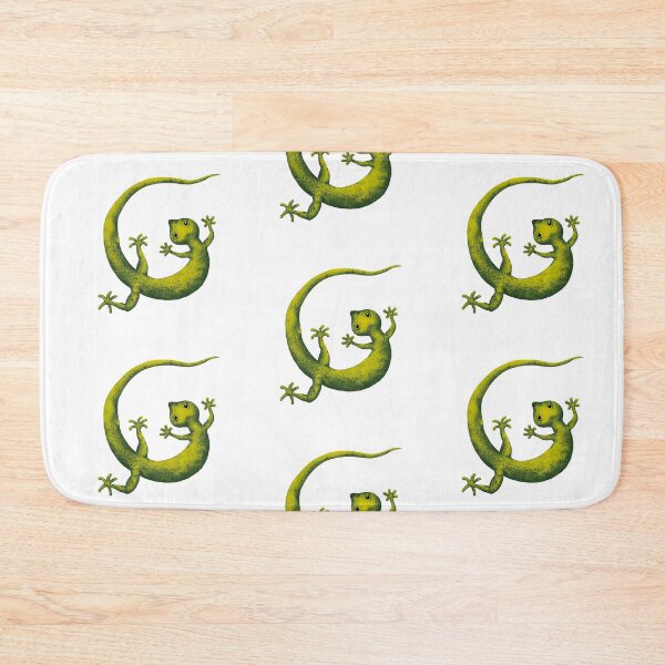 Item preview, Cute Gecko Sticker | Little Green Friend Serotonin Art designed and sold by More Prussian Blue.