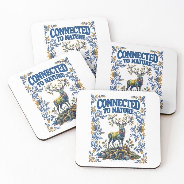 Item preview, Connected To Nature Majestic Deer Woodland Forest designed and sold by TeeARTHY.