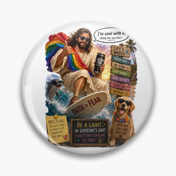 Item preview, I'm cool with it Jesus meme  designed and sold by PatternFly.