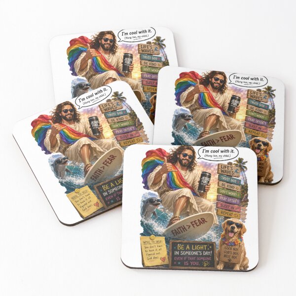 Item preview, I'm cool with it Jesus meme  designed and sold by PatternFly.