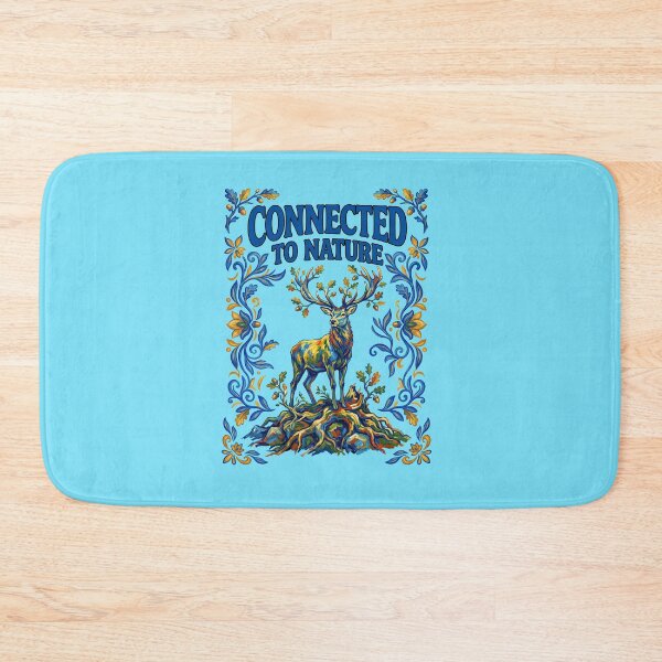 Item preview, Connected To Nature Majestic Deer Woodland Forest designed and sold by TeeARTHY.