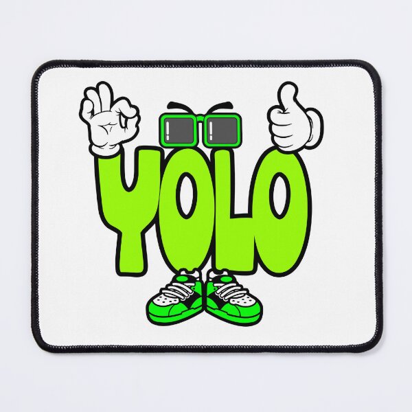 Item preview, YOLO - UNIVERSAL Design Character Bold Retro designed and sold by NFTWords.