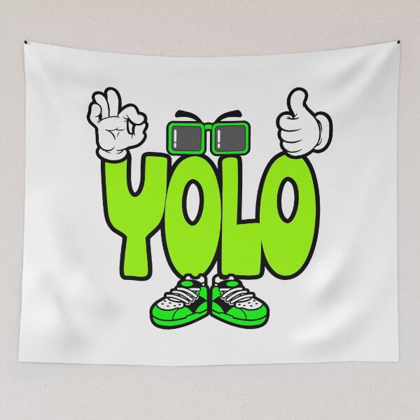 Artikelvorschau, YOLO – UNIVERSAL Design Charakter Bold Retro entworfen und verkauft von NFTWords.