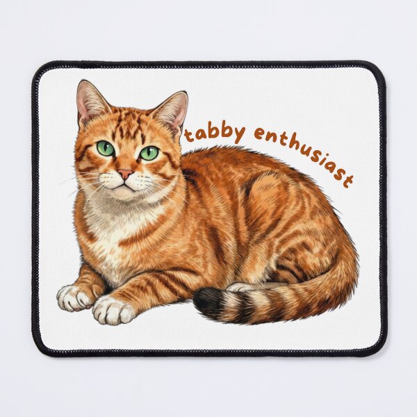 Item preview, Orange Tabby Enthusiast Sticker | Cute Ginger Cat Vinyl Decal | Cat Lover Gift | Tabby Cat Laptop, Water Bottle & Journal Sticker designed and sold by Safiacreatess.