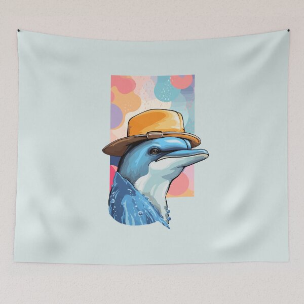Item preview, Cool Dolphin Portrait designed and sold by FanFest.
