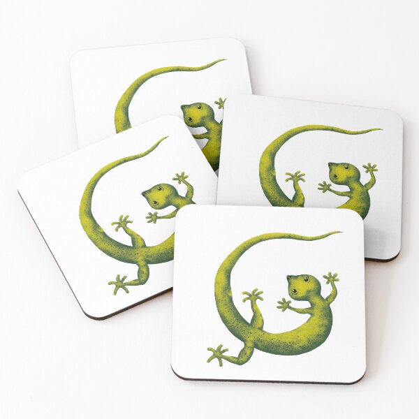 Item preview, Cute Green Gecko Terrarium Art | Reptile Keeper Aesthetic Sticker designed and sold by More Prussian Blue.