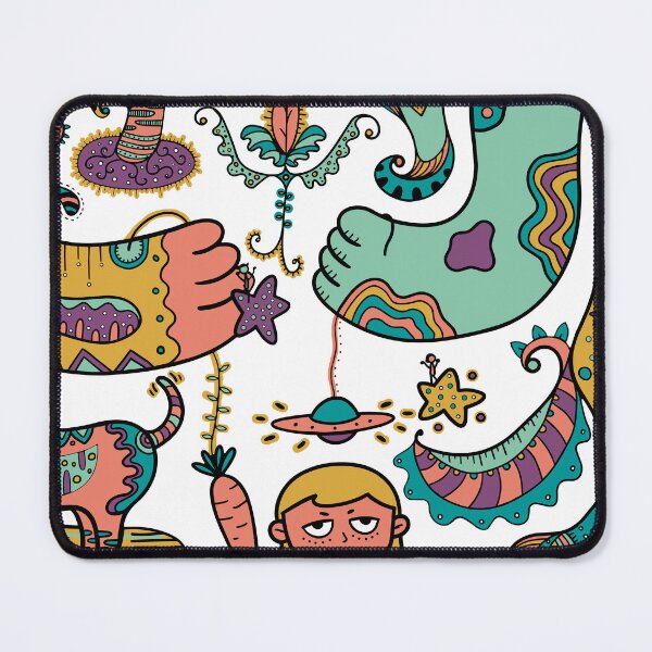 Item preview, Mood Surreal Doodle Art Psychedelic Pop Abstract Illustration designed and sold by MonoGarabato.