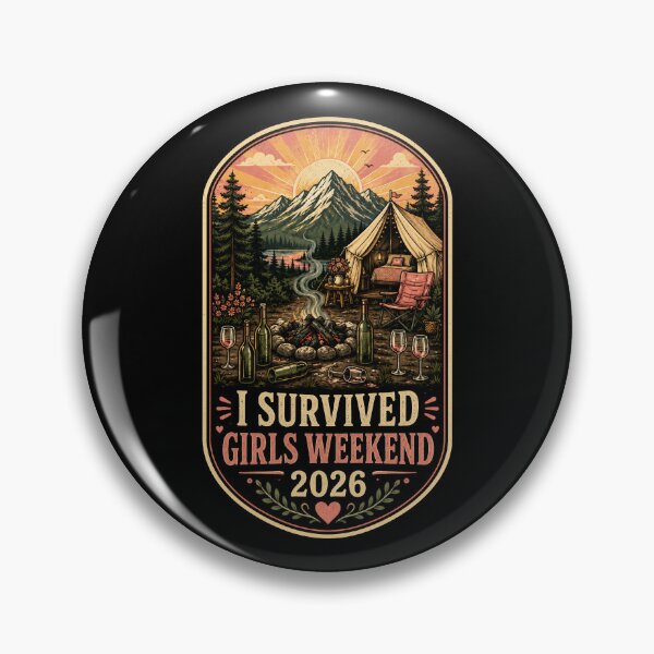 Item preview, I Survived Girls Weekend 2026 Camping Humor designed and sold by Victor Shadehorn.