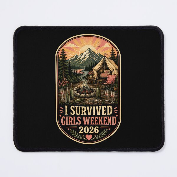 Item preview, I Survived Girls Weekend 2026 Camping Humor designed and sold by Victor Shadehorn.