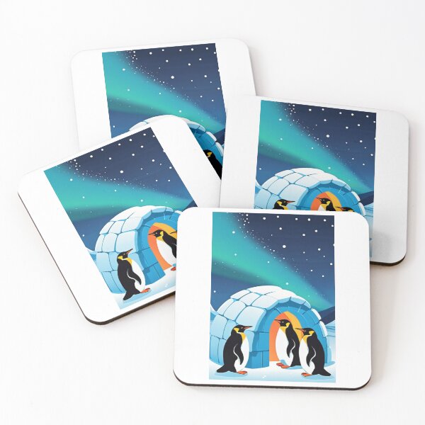 Item preview, Art - Arctic Scene Illustration, Fairytale Winter Atmosphere designed and sold by AnimeShin.