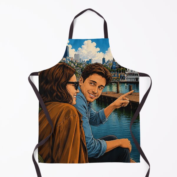 Item preview, Zoey Deutch (Jill) and Nick Robinson (Wes) in love (fan art) designed and sold by PopCultureAndStuff.