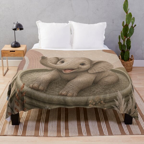 Item preview, Boho Elephant Fun designed and sold by MariaLouise-Art.