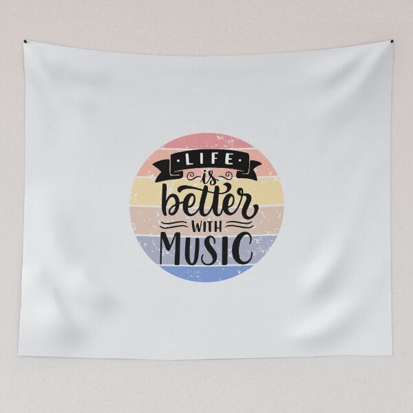 Item preview, Life Is Better With Music designed and sold by FanFest.